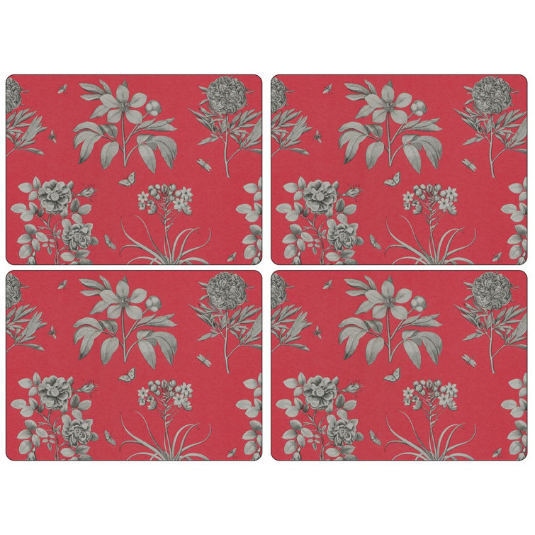 Pimpernel Sanderson Etchings and Roses 16" Cork Placemat & Reviews